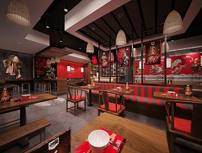 龙虾店面设计